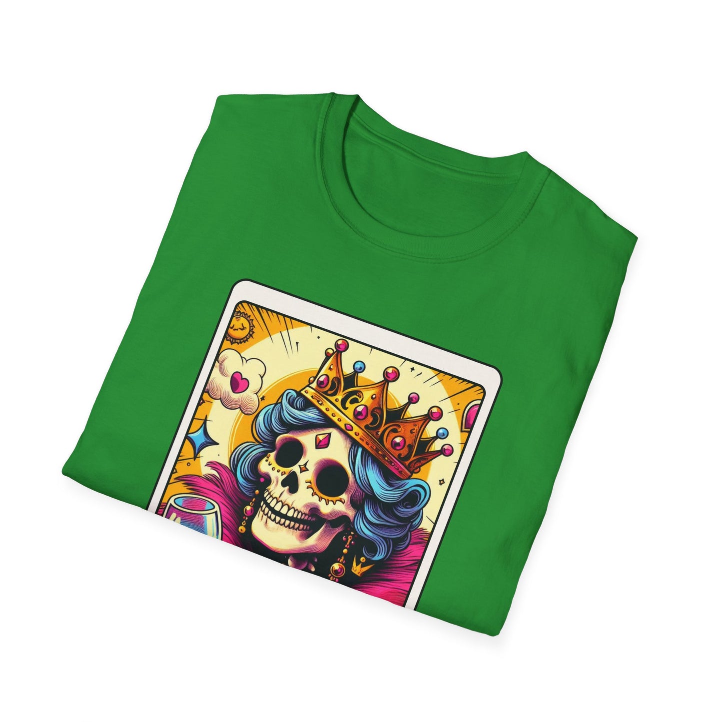 Tarot Card "Wine Queen" Unisex Softstyle T-Shirt