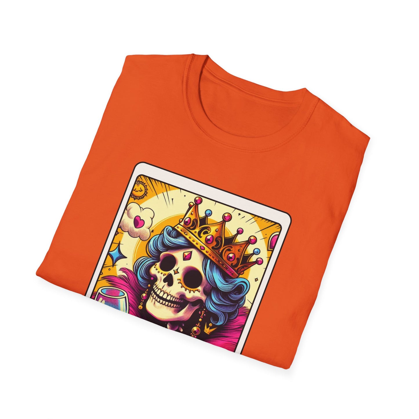 Tarot Card "Wine Queen" Unisex Softstyle T-Shirt