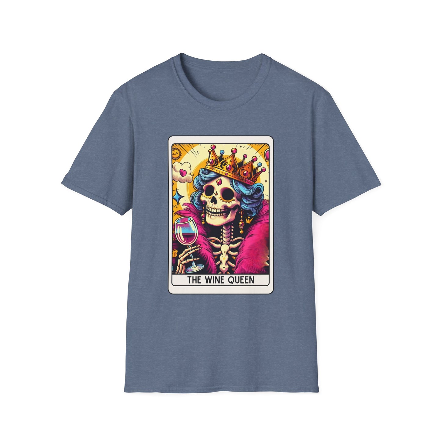 Tarot Card "Wine Queen" Unisex Softstyle T-Shirt