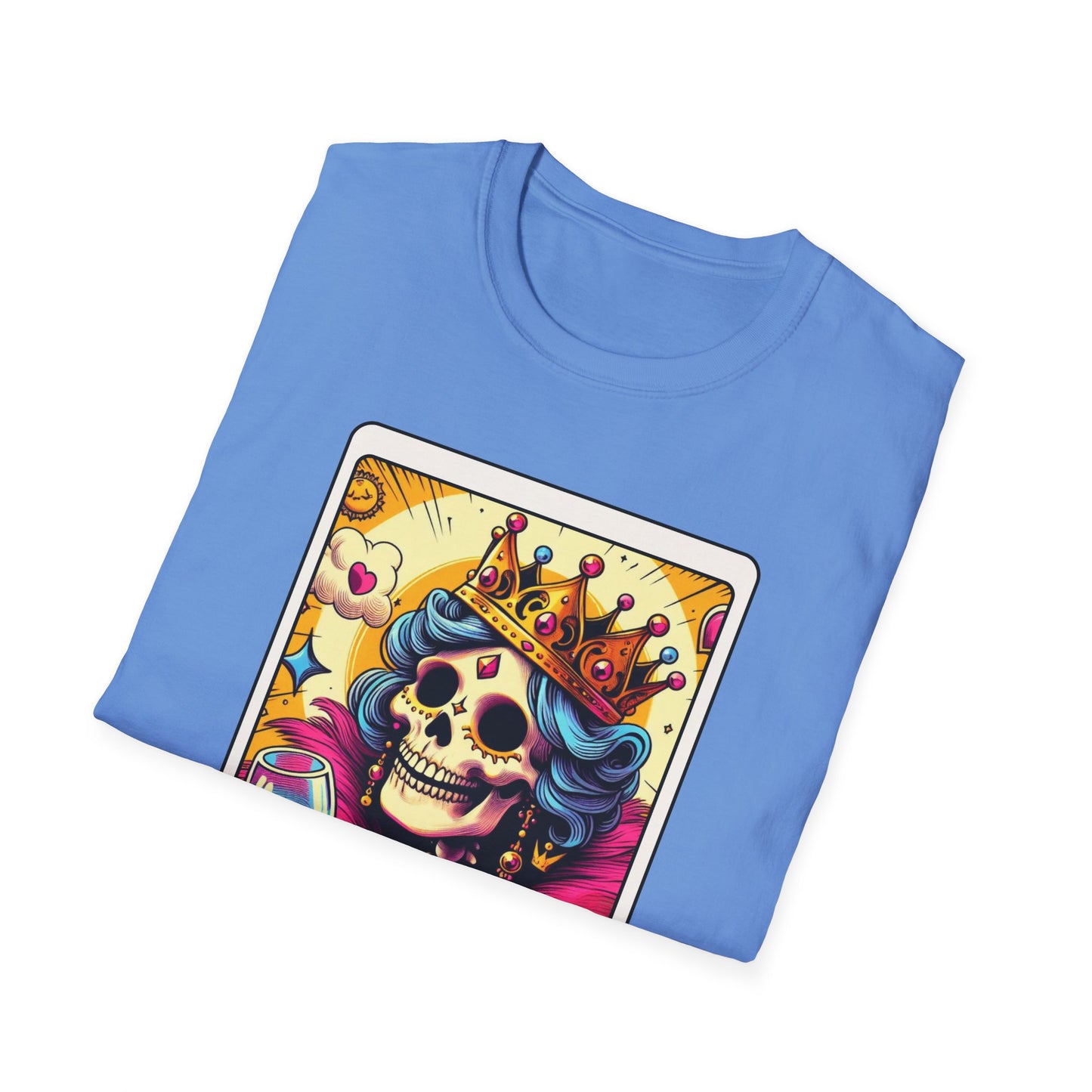 Tarot Card "Wine Queen" Unisex Softstyle T-Shirt