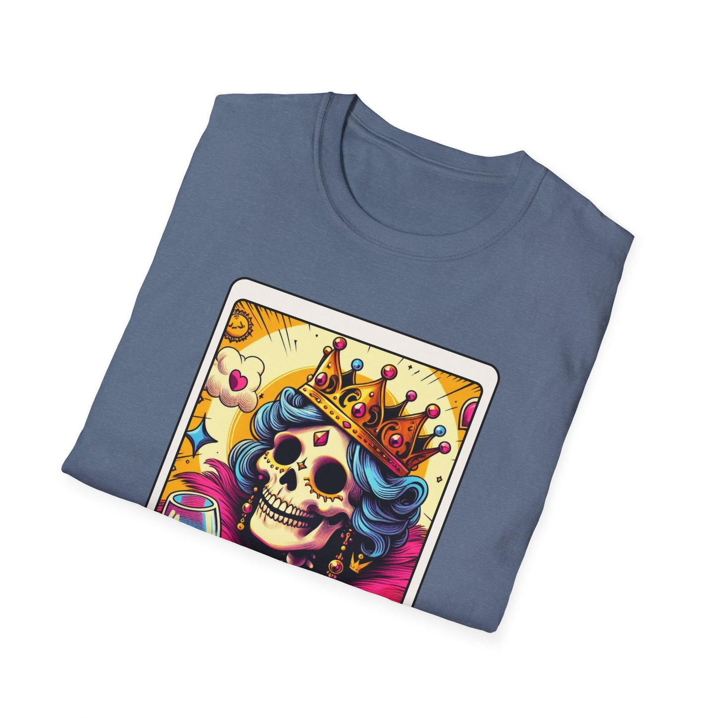 Tarot Card "Wine Queen" Unisex Softstyle T-Shirt