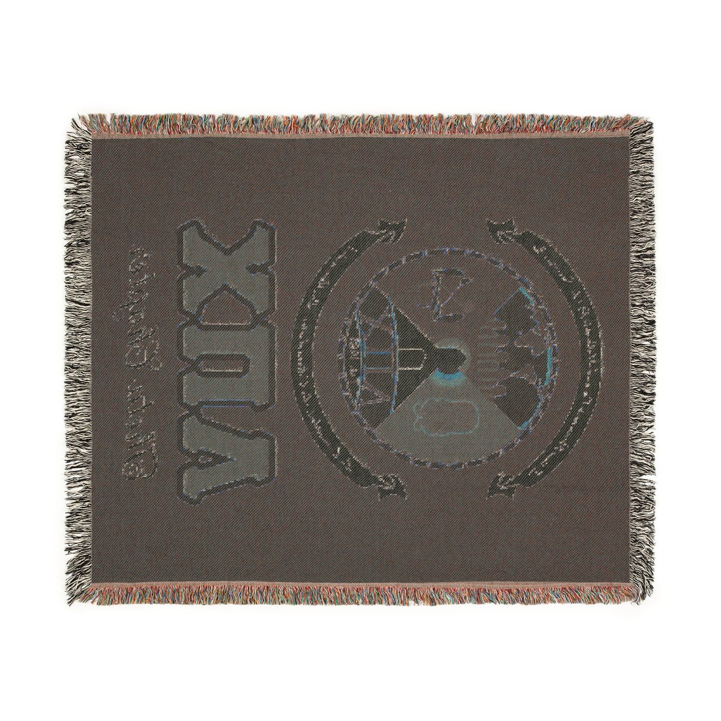 Lambda Pi Chi (with Chapter) Custom Woven Blanket - Fraternity/Sorority Throw, Greek Life