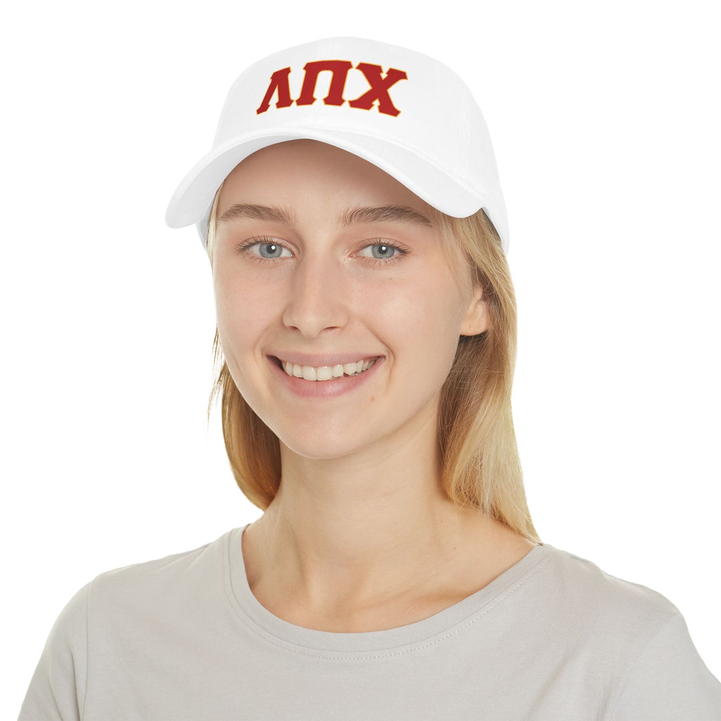 Lambda Pi Chi Greek Letters Low Profile Baseball Cap