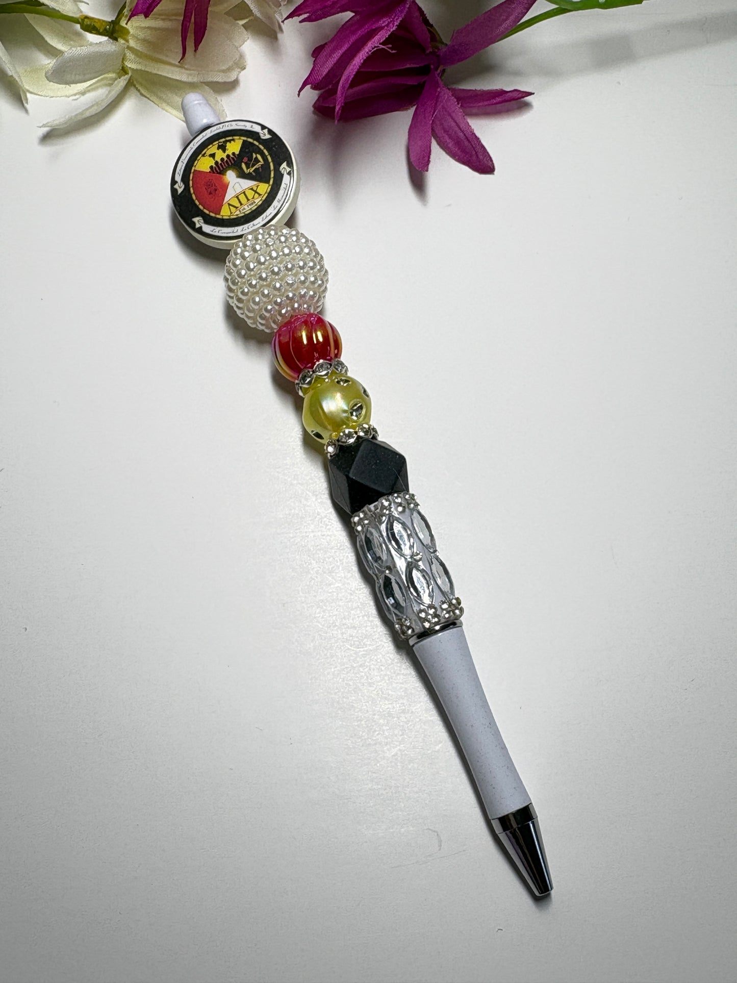 Lambda Pi Chi Silicone Focal Bead Pens