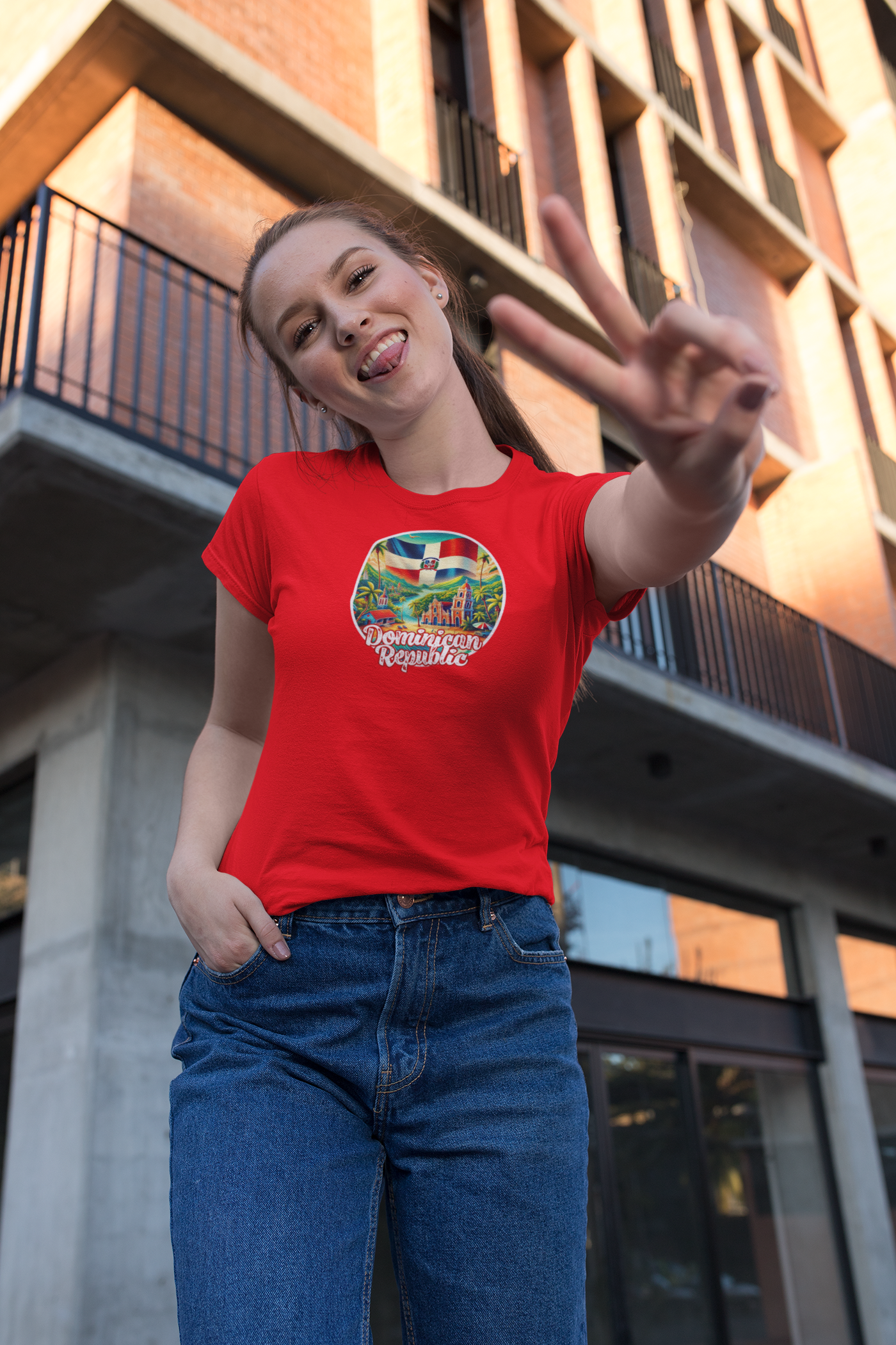 Dominican Republic Portrait Women's Favorite Tee