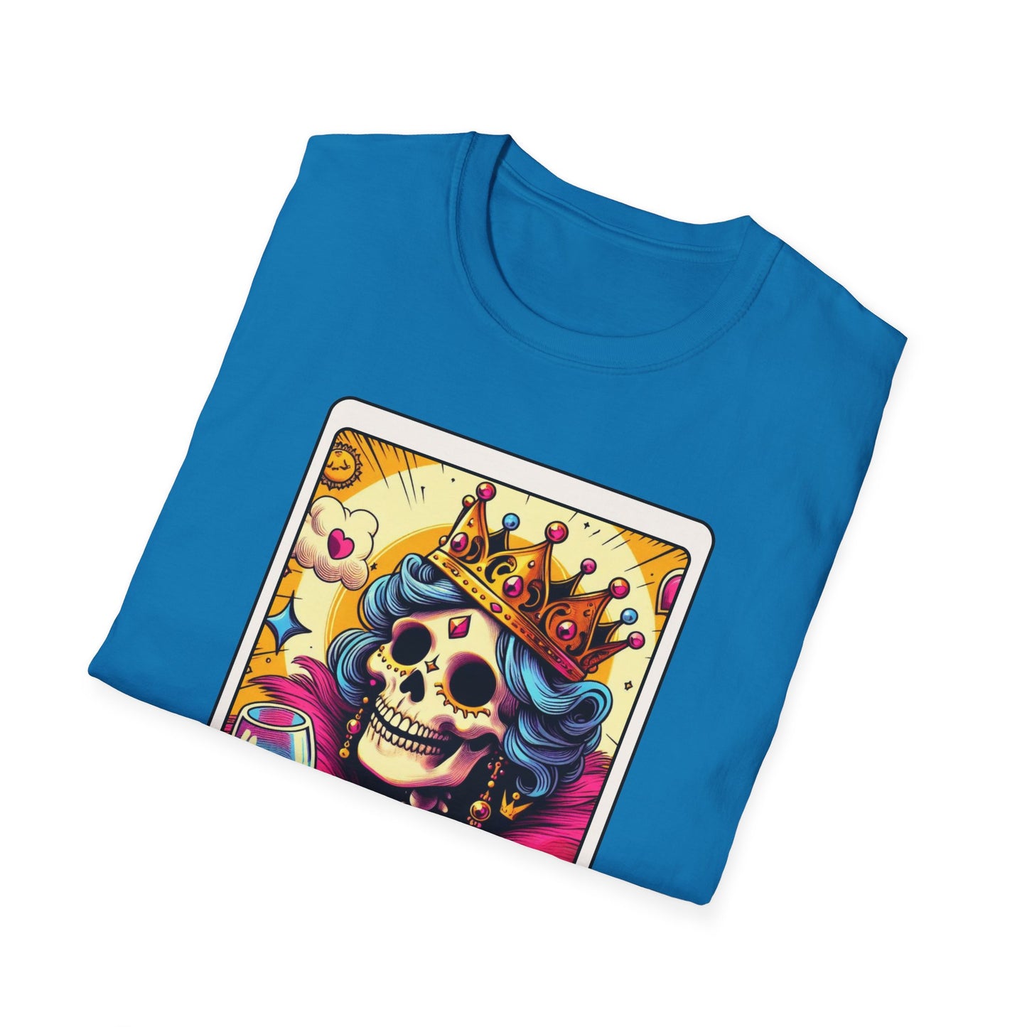 Tarot Card "Wine Queen" Unisex Softstyle T-Shirt