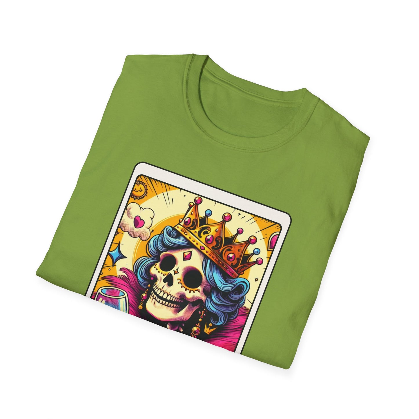 Tarot Card "Wine Queen" Unisex Softstyle T-Shirt