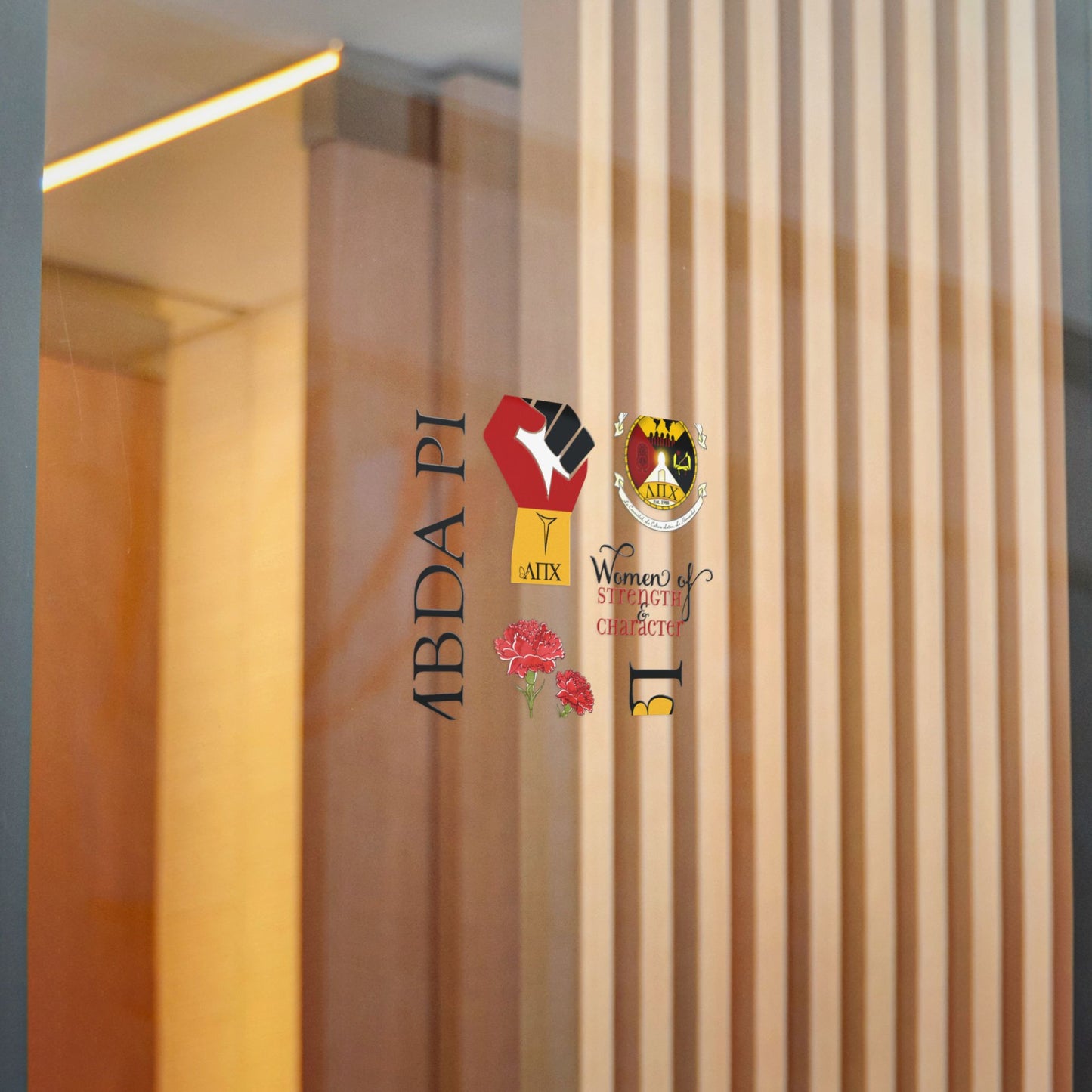 Lambda Pi Chi - Die-Cut Stickers, (DTF)