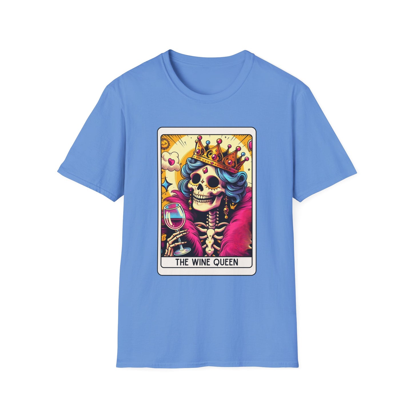 Tarot Card "Wine Queen" Unisex Softstyle T-Shirt