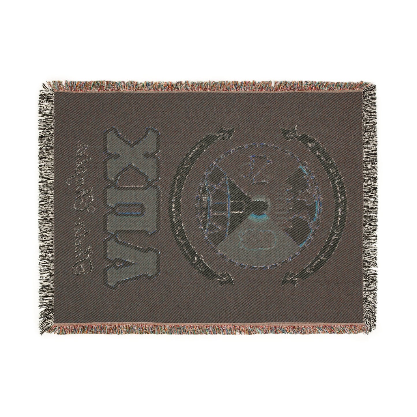 Lambda Pi Chi (with Chapter) Custom Woven Blanket - Fraternity/Sorority Throw, Greek Life