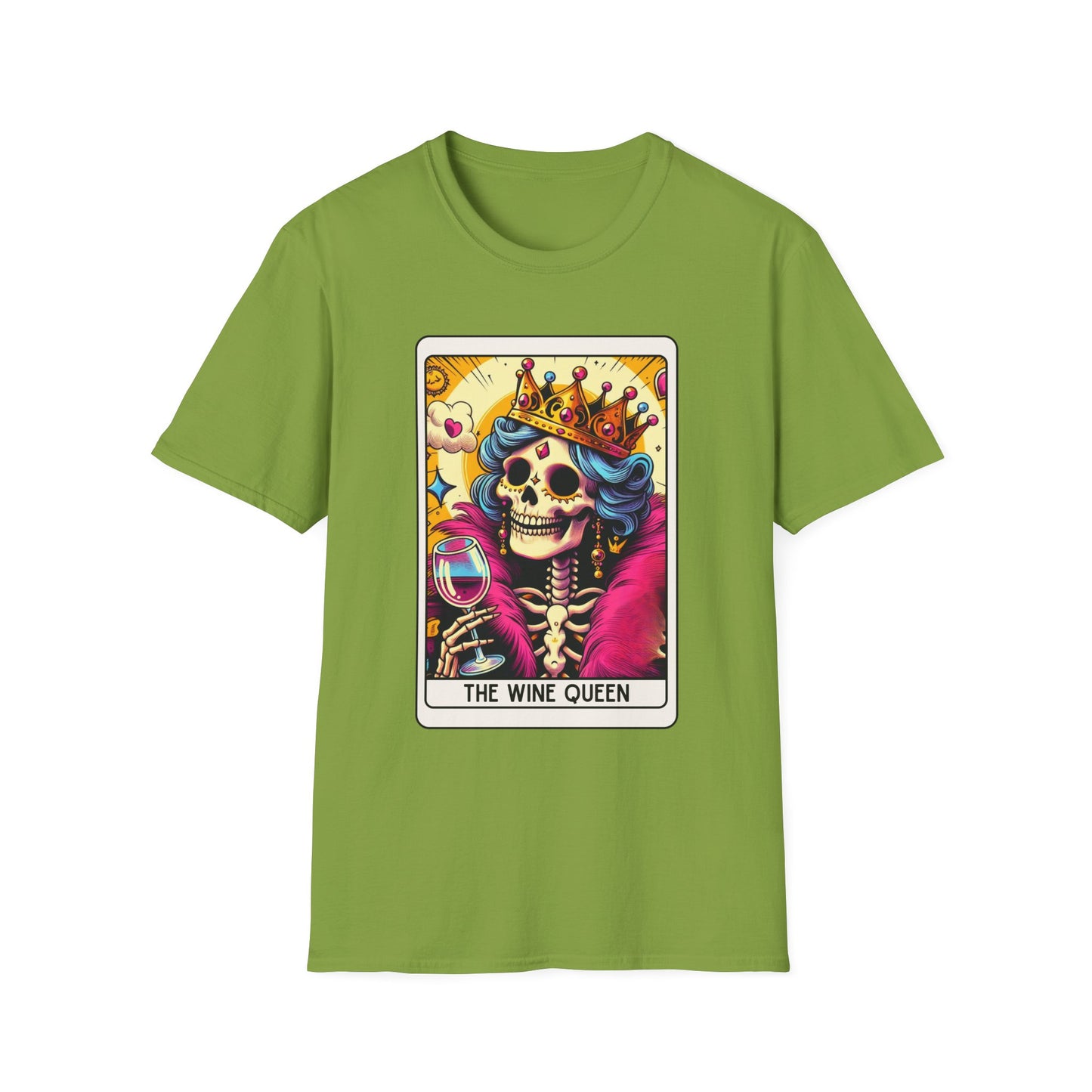 Tarot Card "Wine Queen" Unisex Softstyle T-Shirt