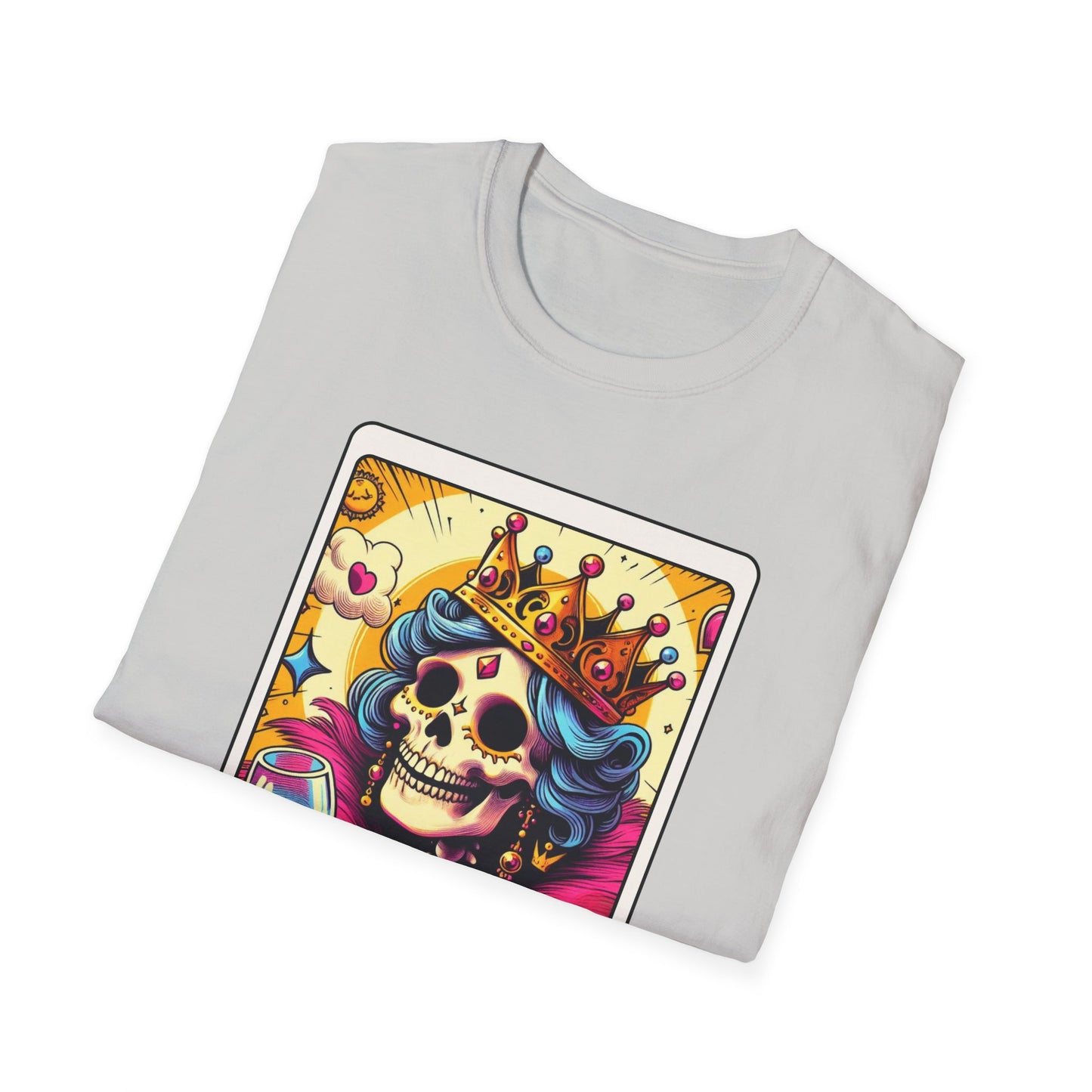 Tarot Card "Wine Queen" Unisex Softstyle T-Shirt