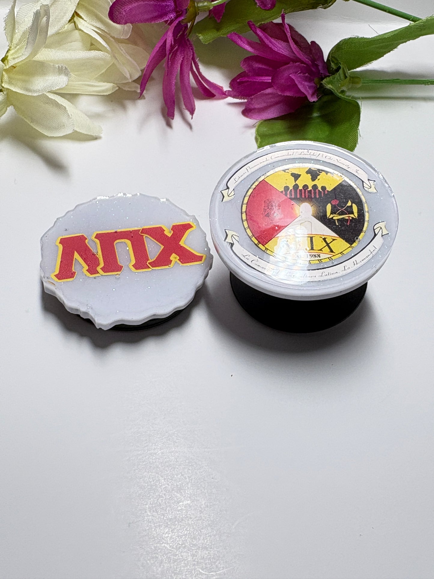 Lambda Pi Chi Resin Phone Grips