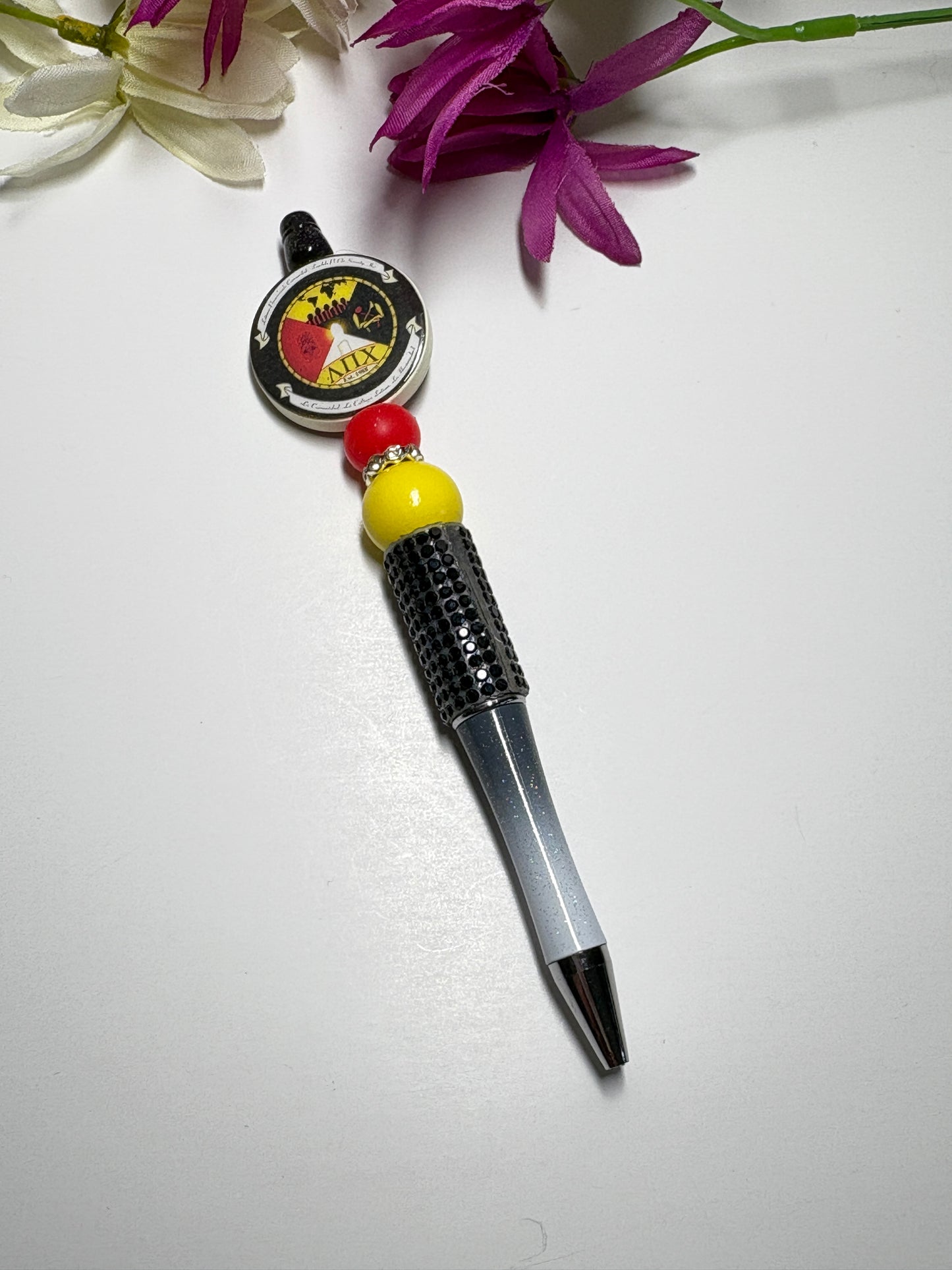 Lambda Pi Chi Silicone Focal Bead Pens