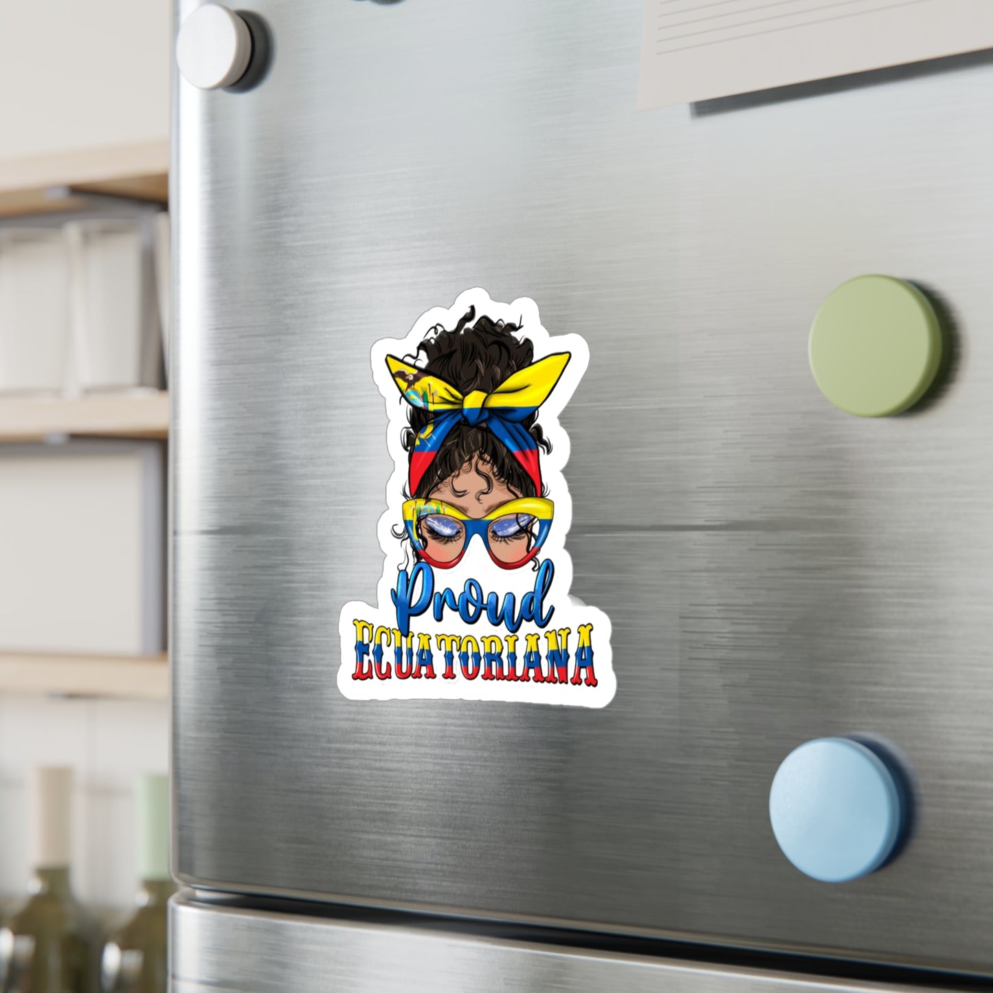 Proud Equatoriana Vinyl Decal | Stylish African American Decor, Perfect for Gifting, Laptop Stickers, Car Decor, Pride Celebrations