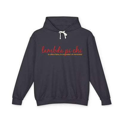Lambda Pi Chi Tenets Unisex Lightweight Hooded Sweatshirt