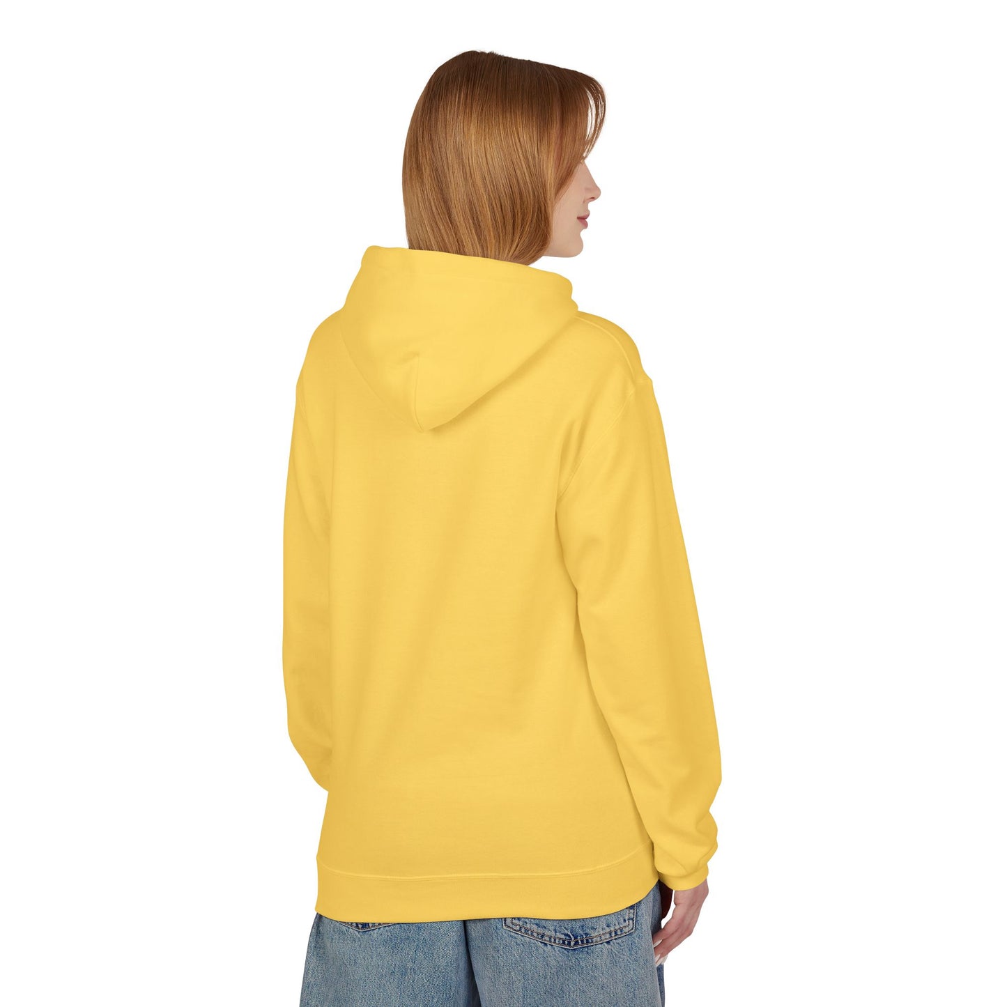 Lambda Pi Chi  Tri-Color Greek Letters - Unisex Midweight Softstyle Fleece Hoodie