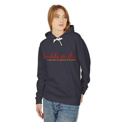 Lambda Pi Chi Tenets Unisex Lightweight Hooded Sweatshirt