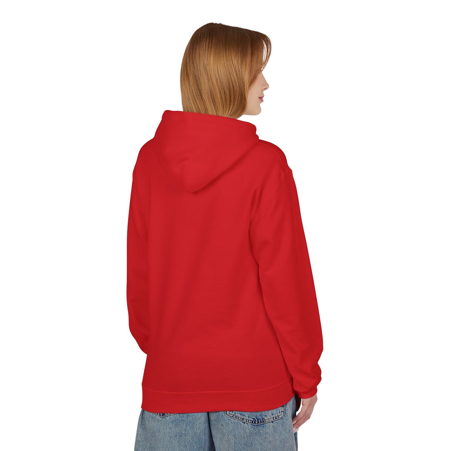 Lambda Pi Chi  Tri-Color Greek Letters - Unisex Midweight Softstyle Fleece Hoodie