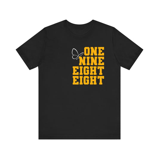 One Nine Eight Eight Unisex Jersey Short Sleeve Tee