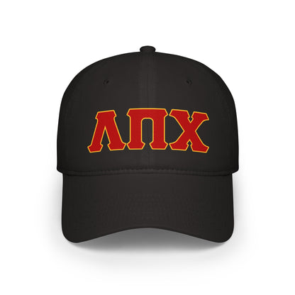Lambda Pi Chi Greek Letters Low Profile Baseball Cap