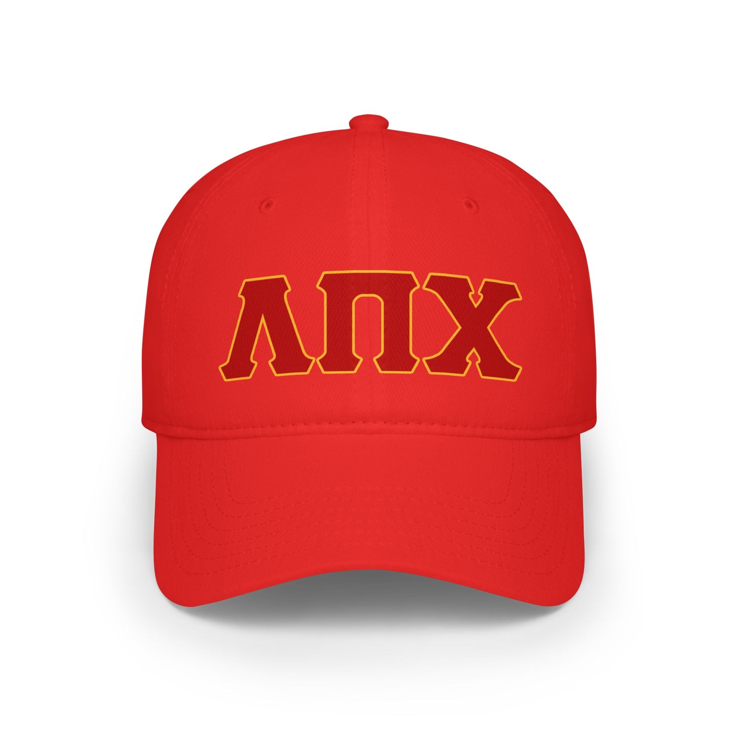 Lambda Pi Chi Greek Letters Low Profile Baseball Cap