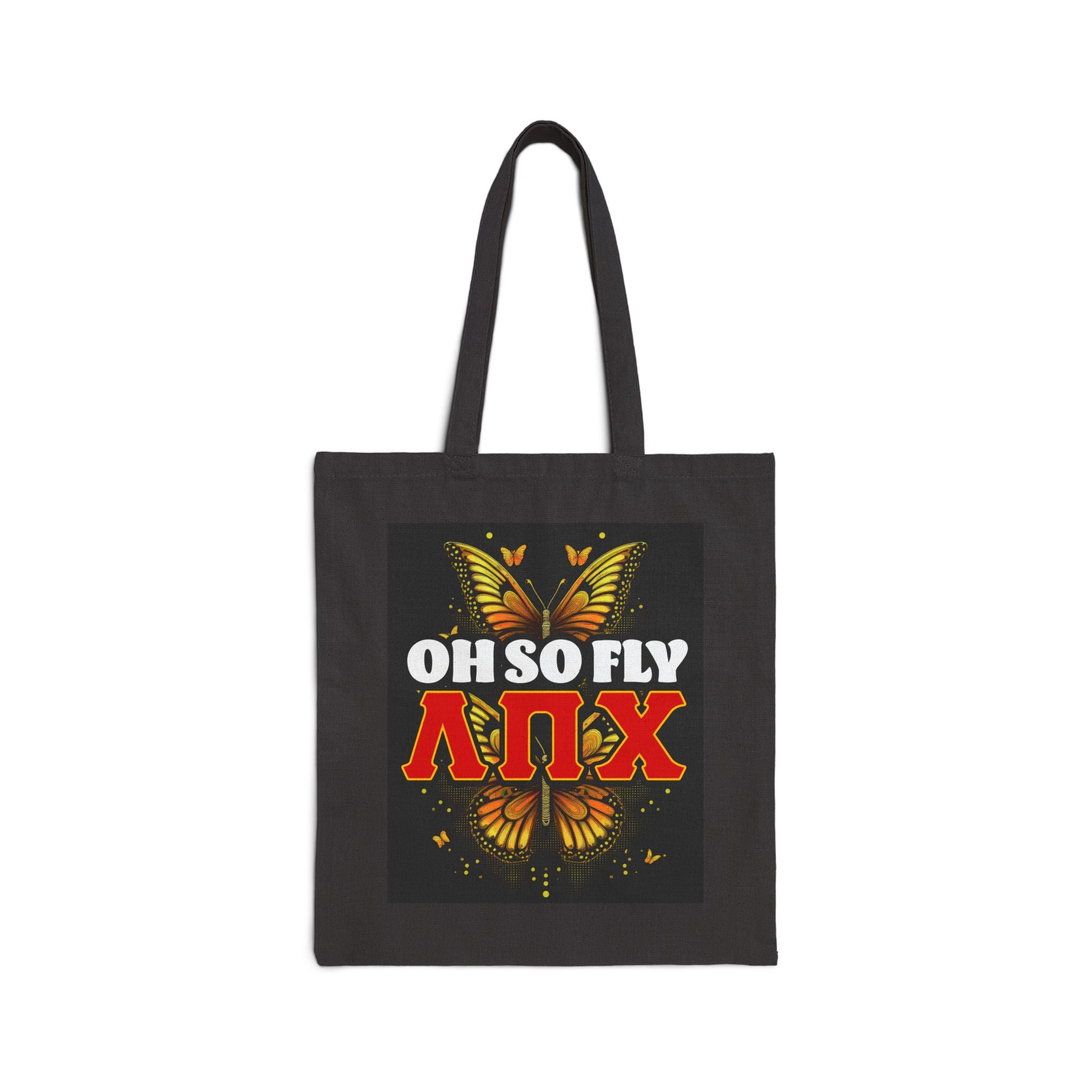Lambda Pi Chi - Oh So Fly Cotton Canvas Tote Bag