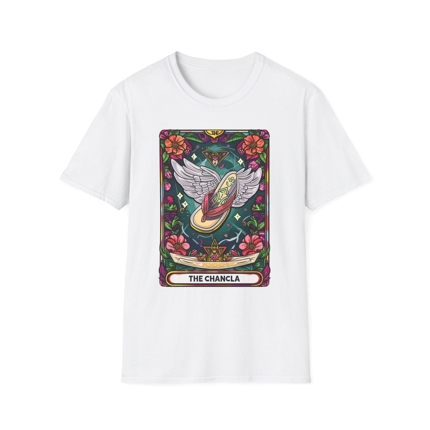 Tarot Card "The Chancla" Unisex Softstyle T-Shirt