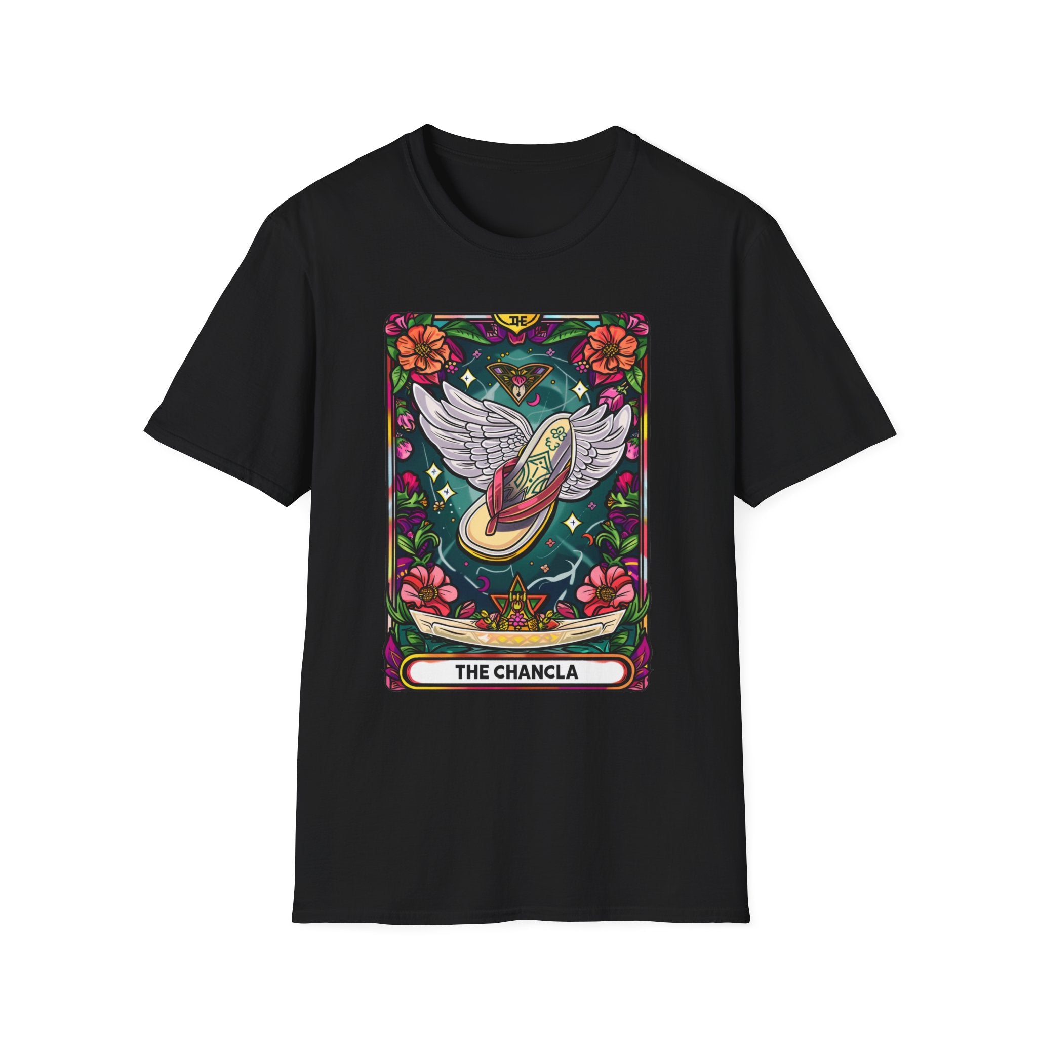 Tarot Card "The Chancla" Unisex Softstyle T-Shirt