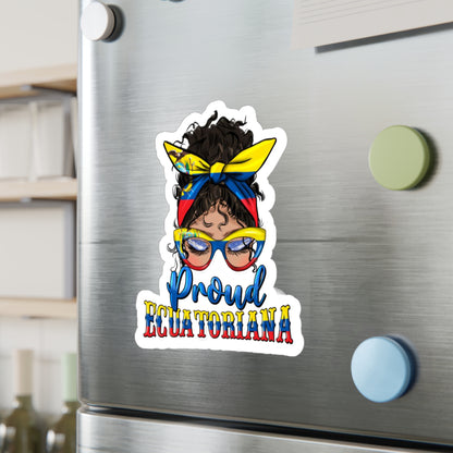 Proud Equatoriana Vinyl Decal | Stylish African American Decor, Perfect for Gifting, Laptop Stickers, Car Decor, Pride Celebrations
