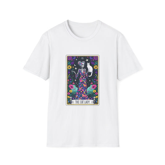 Tarot Card "The Cat Lady" Unisex Softstyle T-Shirt