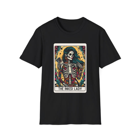 Tarot Card "Inked Lady" Unisex Softstyle T-Shirt