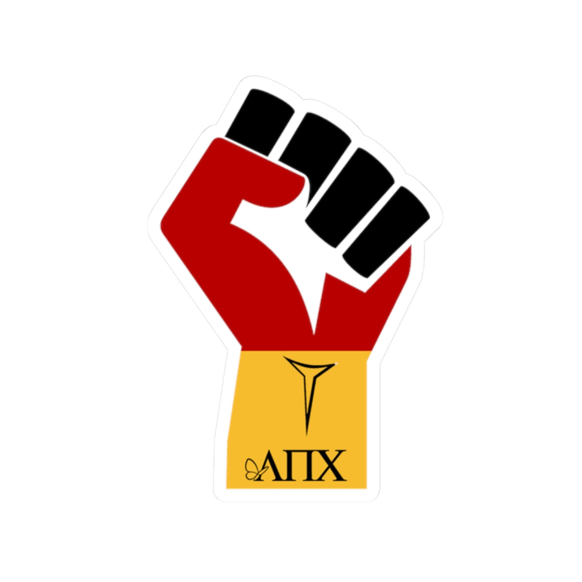 Pi Chi Power Kiss-Cut Stickers