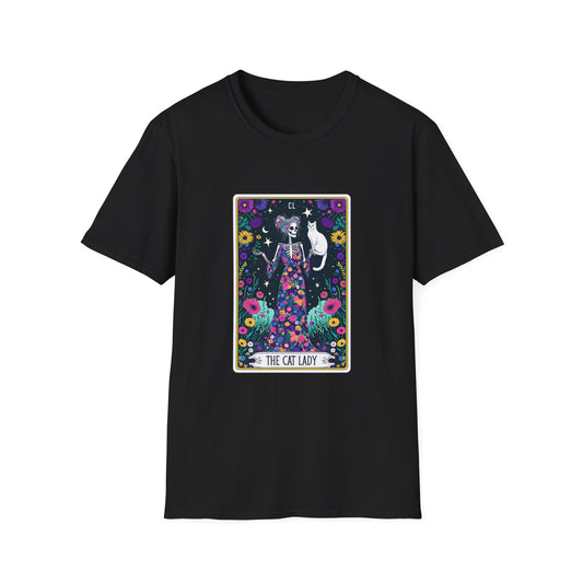 Tarot Card "The Cat Lady" Unisex Softstyle T-Shirt
