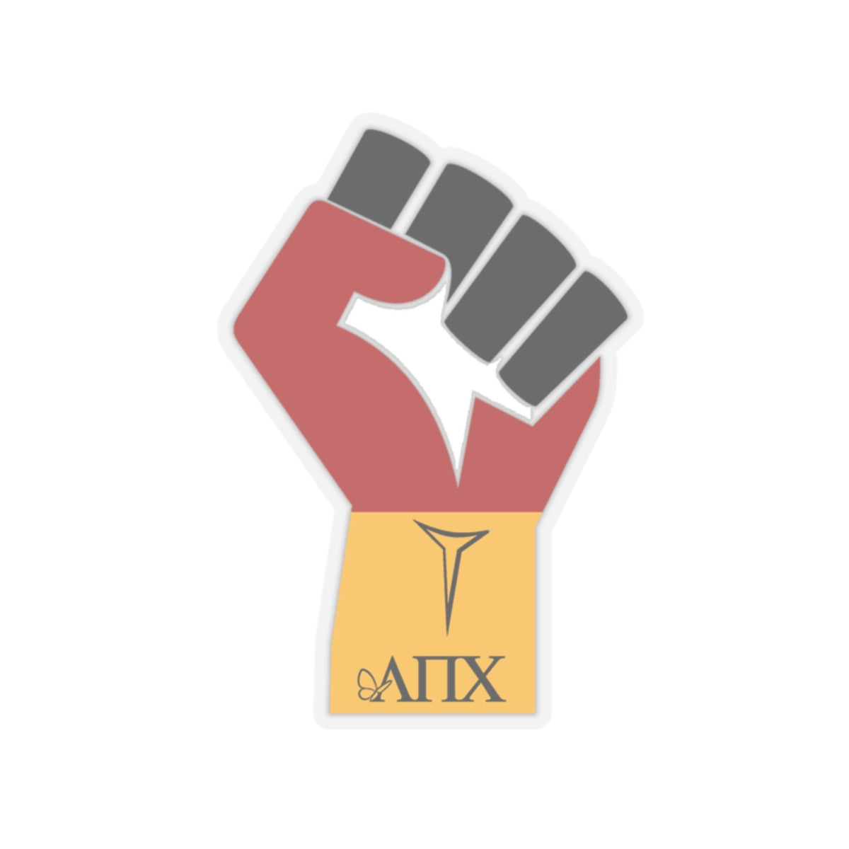 Pi Chi Power Kiss-Cut Stickers
