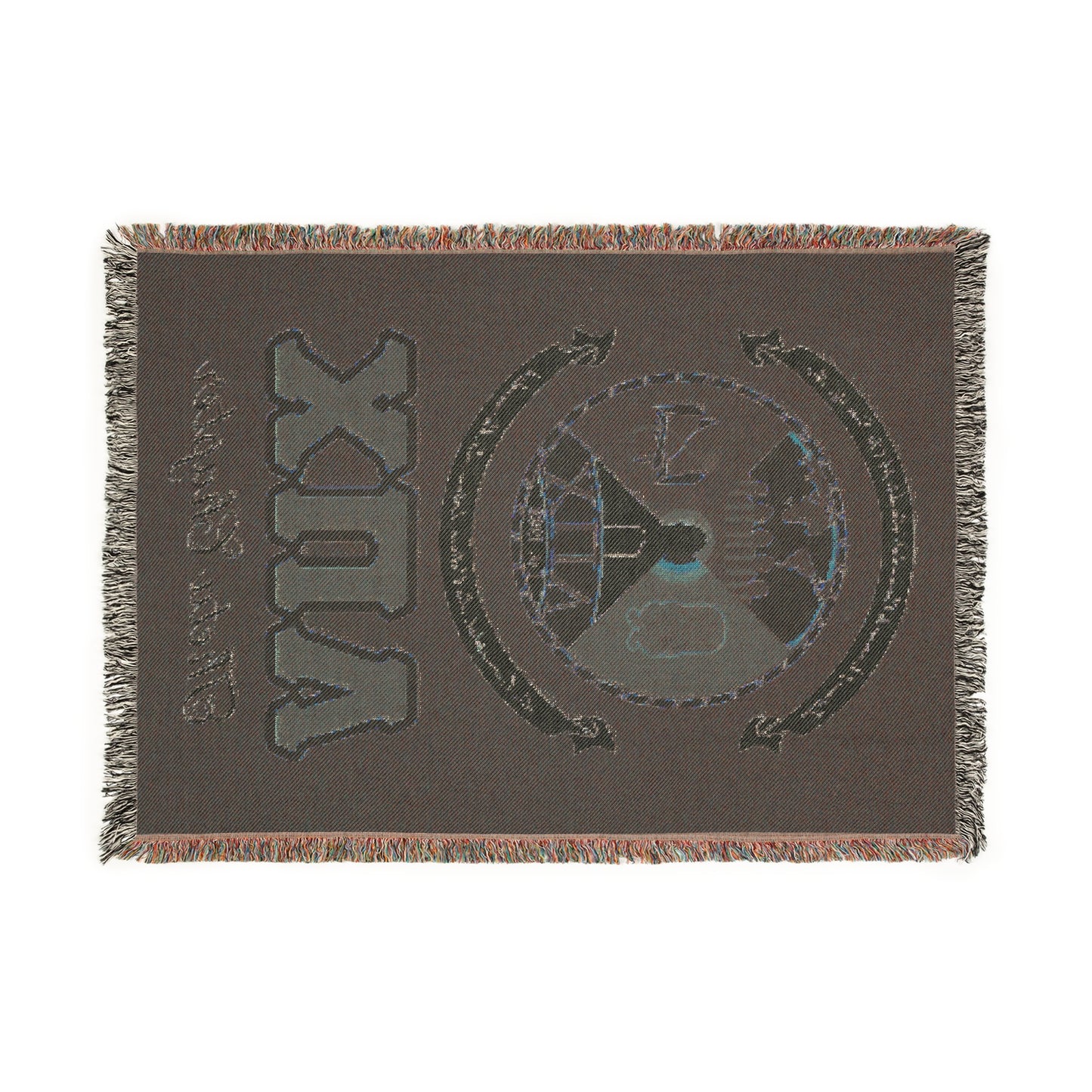 Lambda Pi Chi (with Chapter) Custom Woven Blanket - Fraternity/Sorority Throw, Greek Life