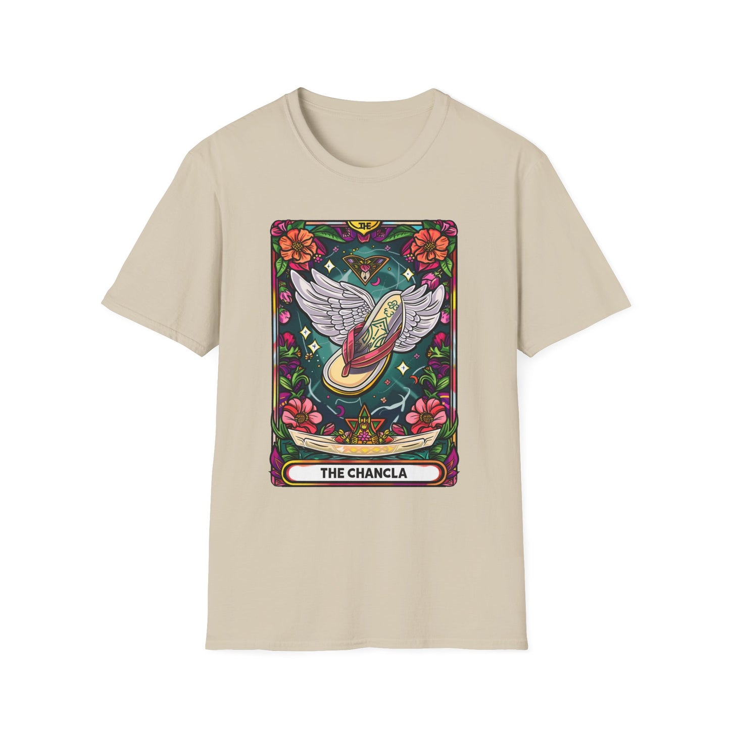 Tarot Card "The Chancla" Unisex Softstyle T-Shirt