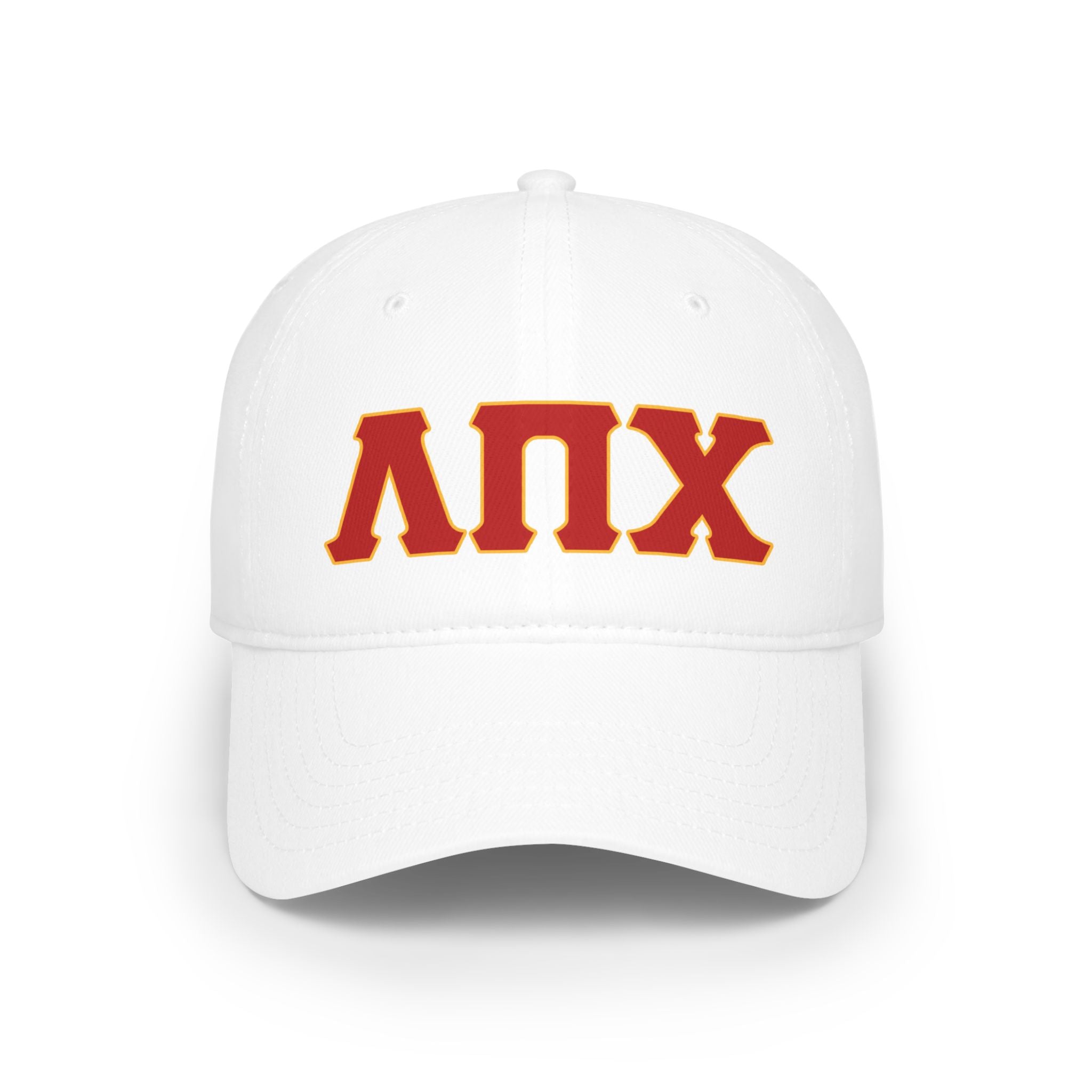 Lambda Pi Chi Greek Letters Low Profile Baseball Cap