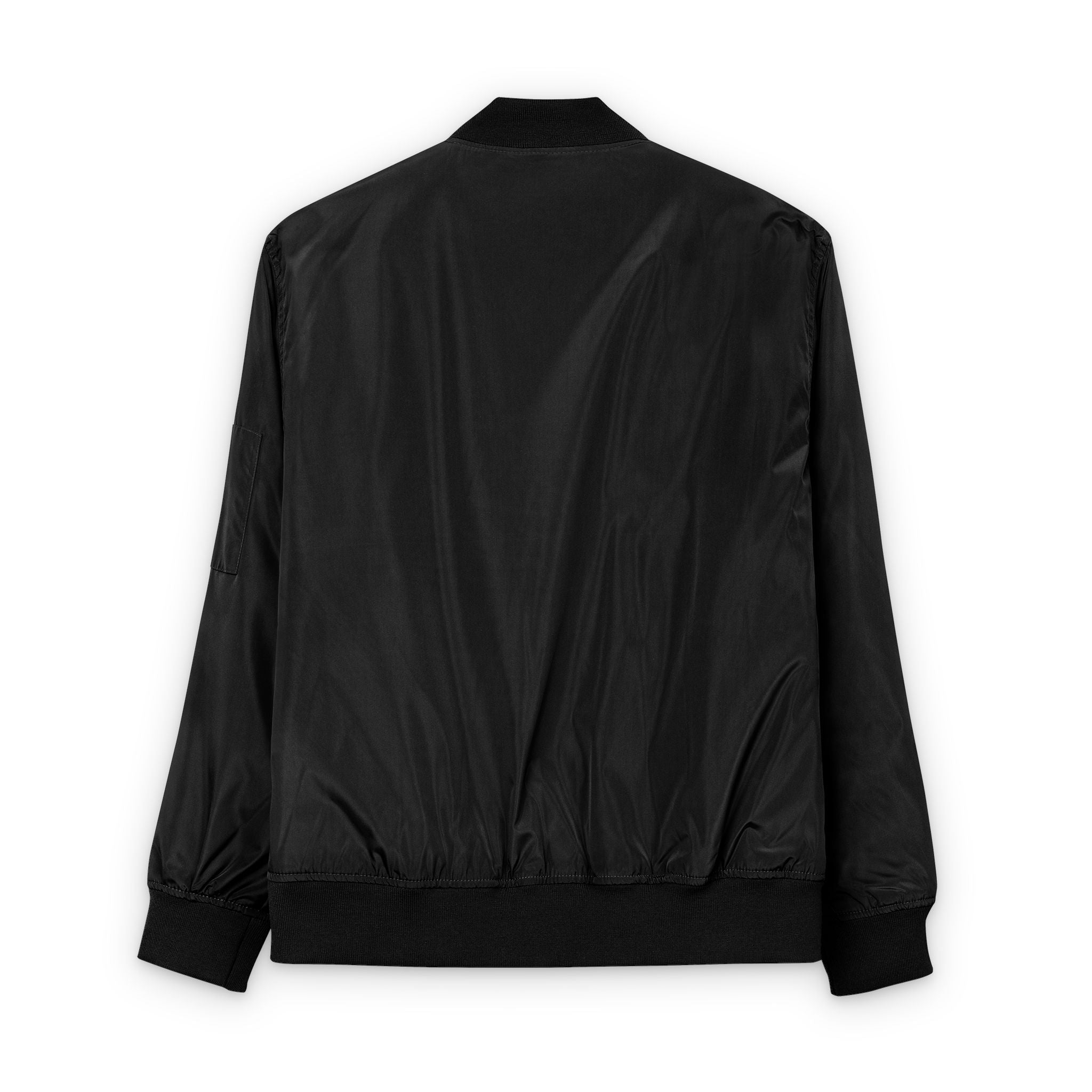 Lambda Pi Chi Crest Eco-Friendly Embroidered Bomber Jacket | Upcycled Fashion | Streetwear Style | Gift for Her | Sustainable Outerwear | Statement Piece