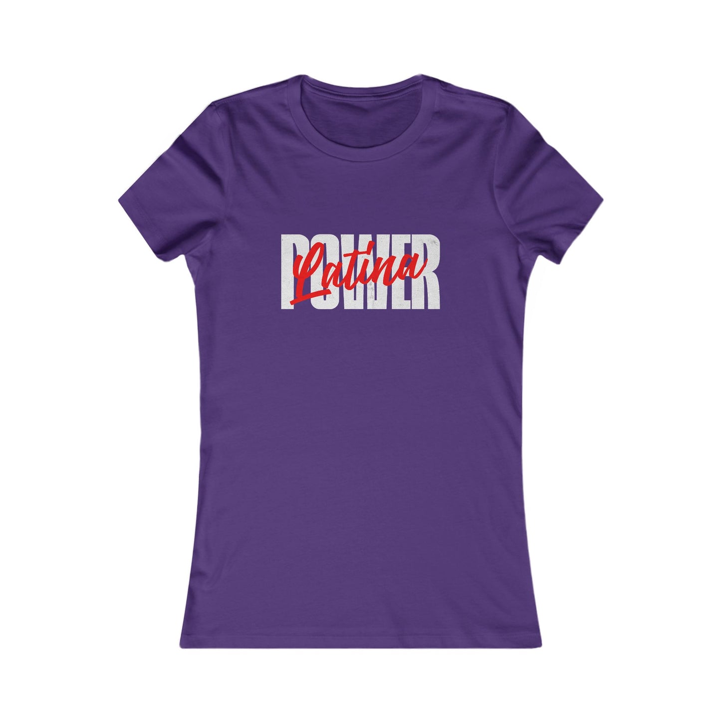 Latina Pride Women's Favorite Tee, Feminine T-Shirt, Gift for Her, Casual Wear, Celebratory Top