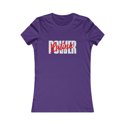 Latina Pride Women's Favorite Tee, Feminine T-Shirt, Gift for Her, Casual Wear, Celebratory Top