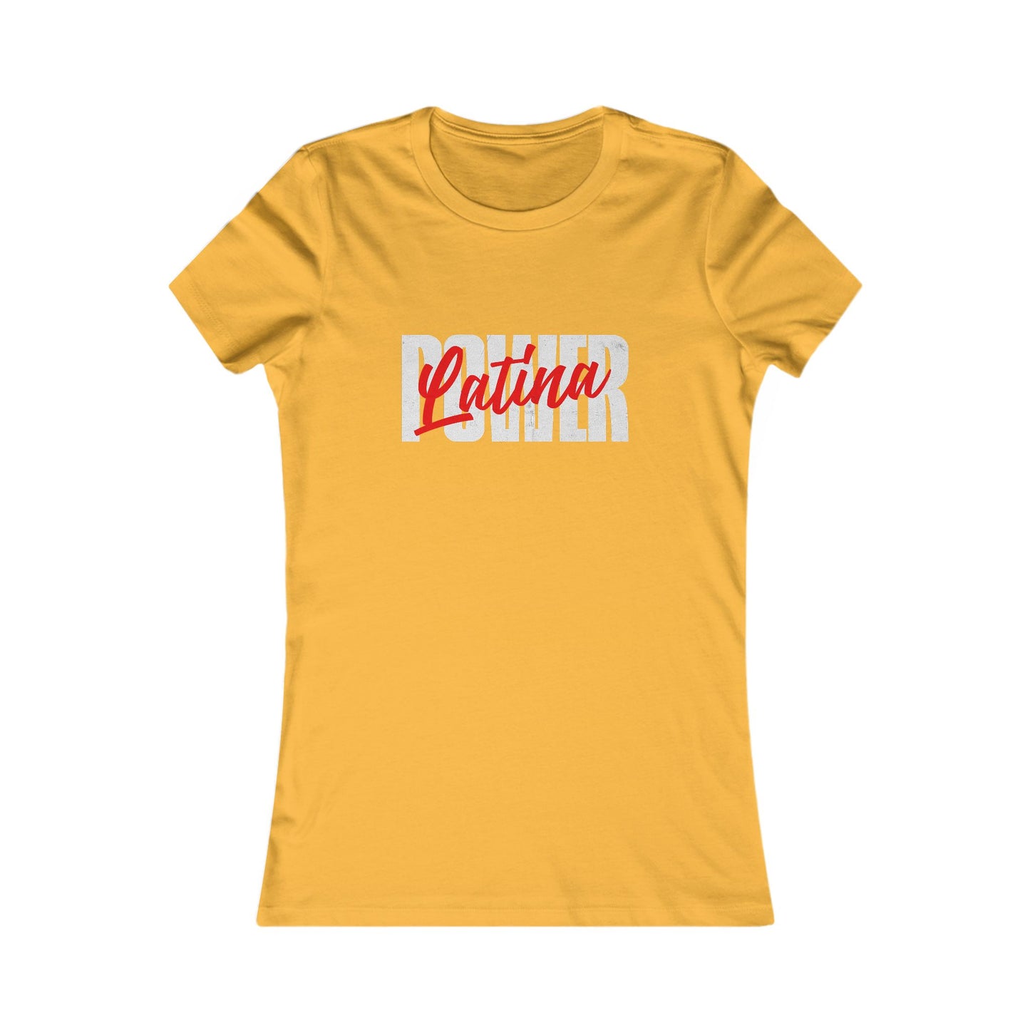 Latina Pride Women's Favorite Tee, Feminine T-Shirt, Gift for Her, Casual Wear, Celebratory Top