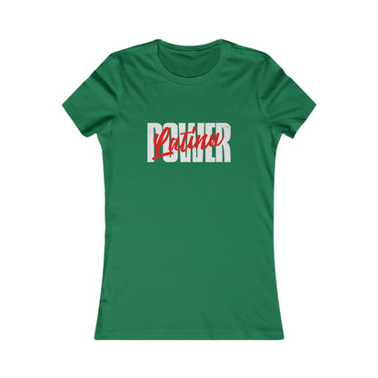 Latina Pride Women's Favorite Tee, Feminine T-Shirt, Gift for Her, Casual Wear, Celebratory Top