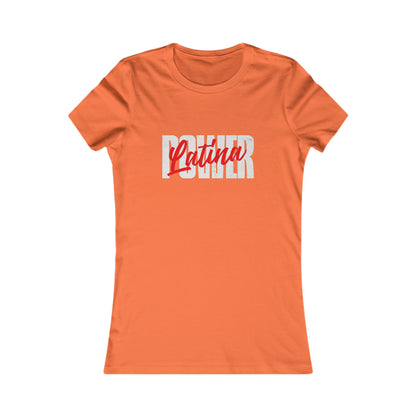 Latina Pride Women's Favorite Tee, Feminine T-Shirt, Gift for Her, Casual Wear, Celebratory Top