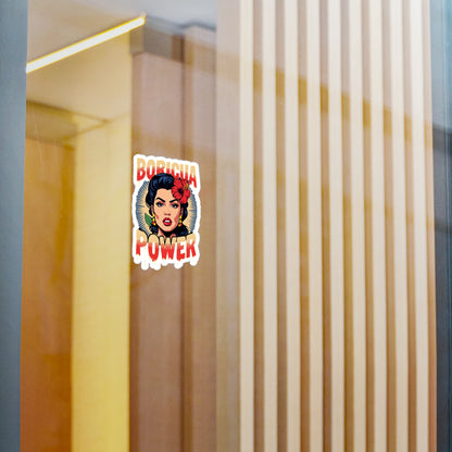Boricua Power Vinyl Decals - Empowering Kiss-Cut Stickers for Cultural Celebrations, Home Decor, Car Accessories, Gifts
