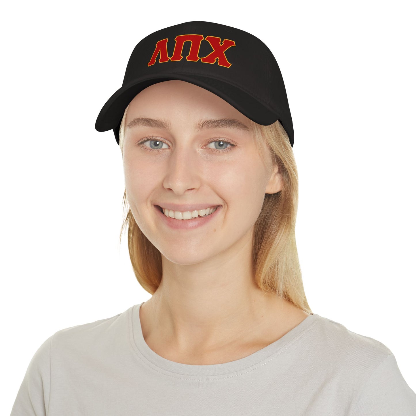 Lambda Pi Chi Greek Letters Low Profile Baseball Cap