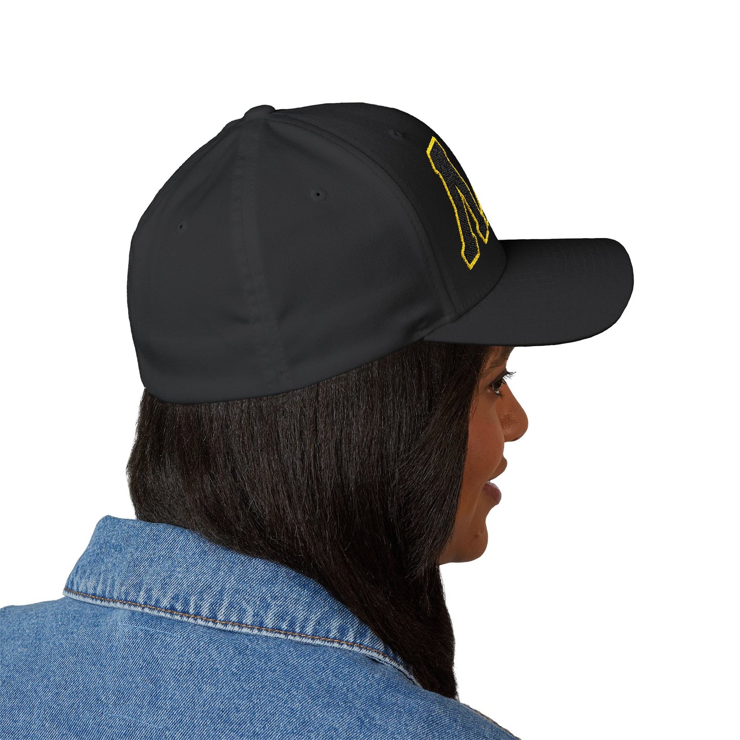 Lambda Pi Chi Greek Letters Closed-Back Structured Cap (Embroidery)