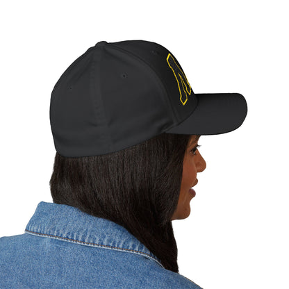 Lambda Pi Chi Greek Letters Closed-Back Structured Cap (Embroidery)