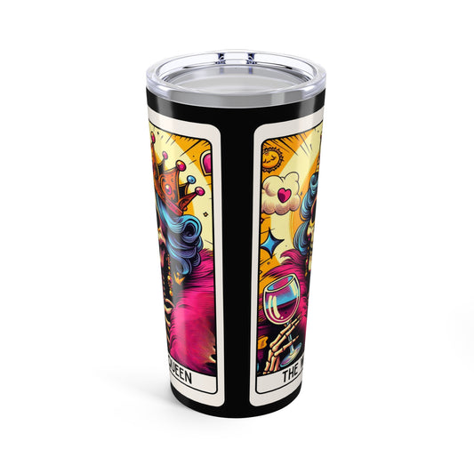 Tarot Card "The Wine Queen" Tumbler 20oz