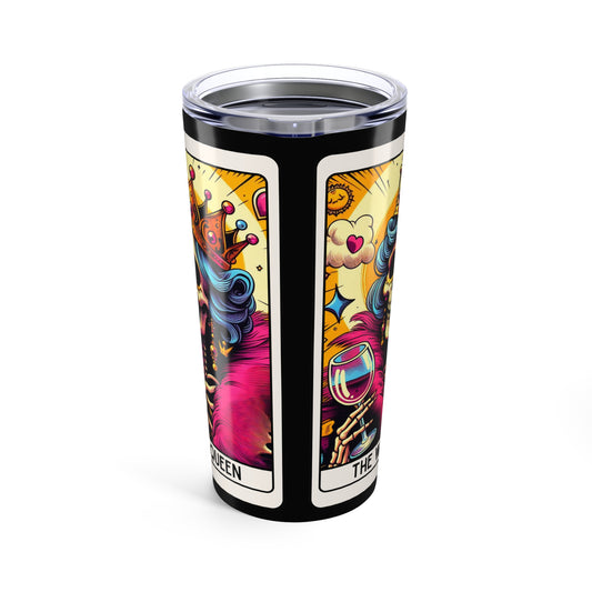 Tarot Card "The Wine Queen" Tumbler 20oz